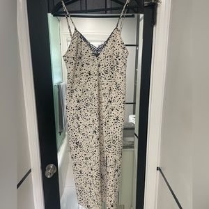 Women’s Laced-Trimmed V-Neck Slip Dress